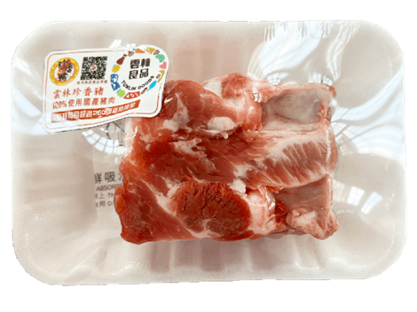 雲林珍香豬五花帶皮肉塊