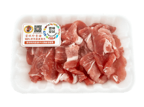 雲林珍香豬梅花炒肉片